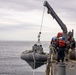 USS Higgins (DDG 76) Rigid Hull Inflatable Boat (RHIB) Recovery for Man Overboard Training