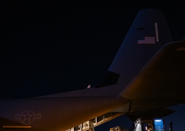 C-130J conducts cargo movement in CENTCOM AOR