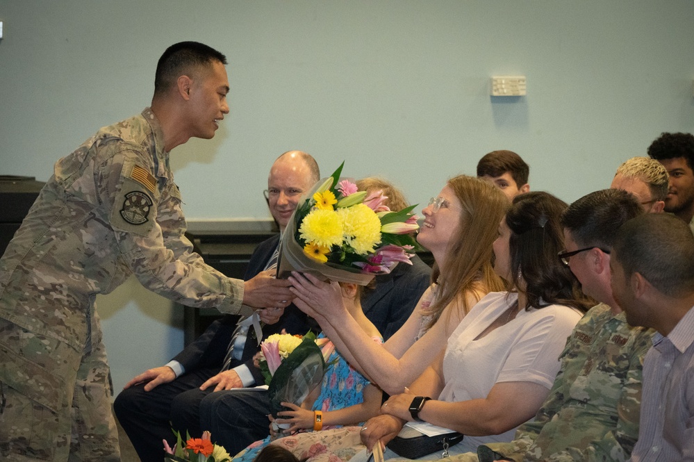 422nd Communications Squadron change of command