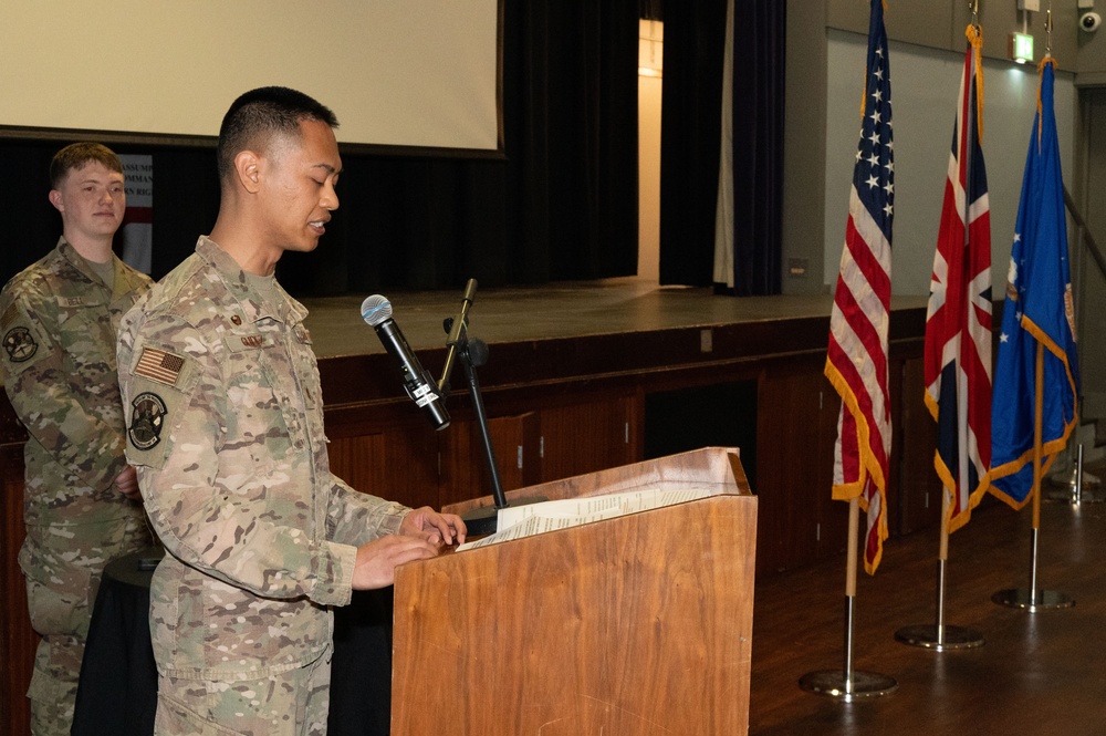 422nd Communications Squadron change of command