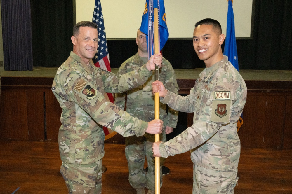 422nd Communications Squadron change of command