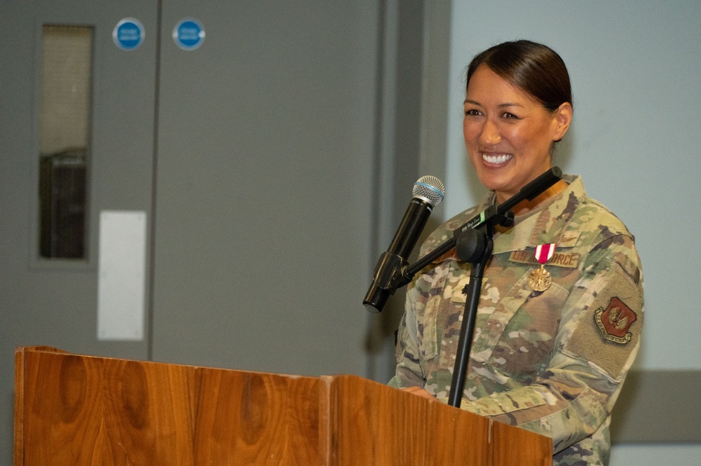 422nd Communications Squadron change of command