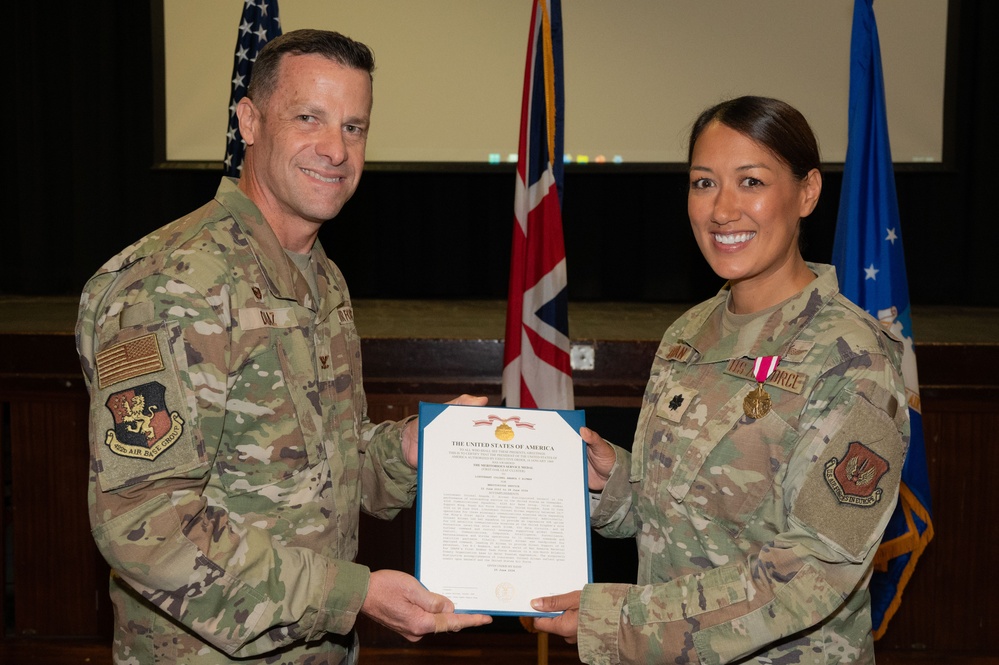 422nd Communications Squadron change of command