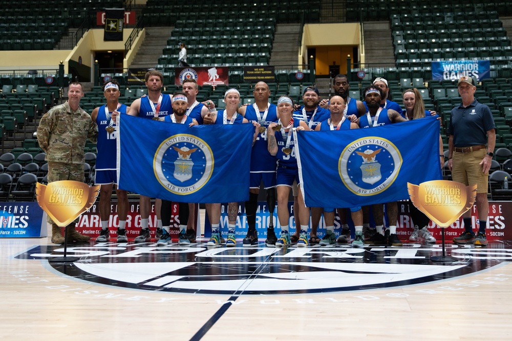 2024 Warrior Games | Wheelchair Basketball  | Team Air Force | Medal Ceremony