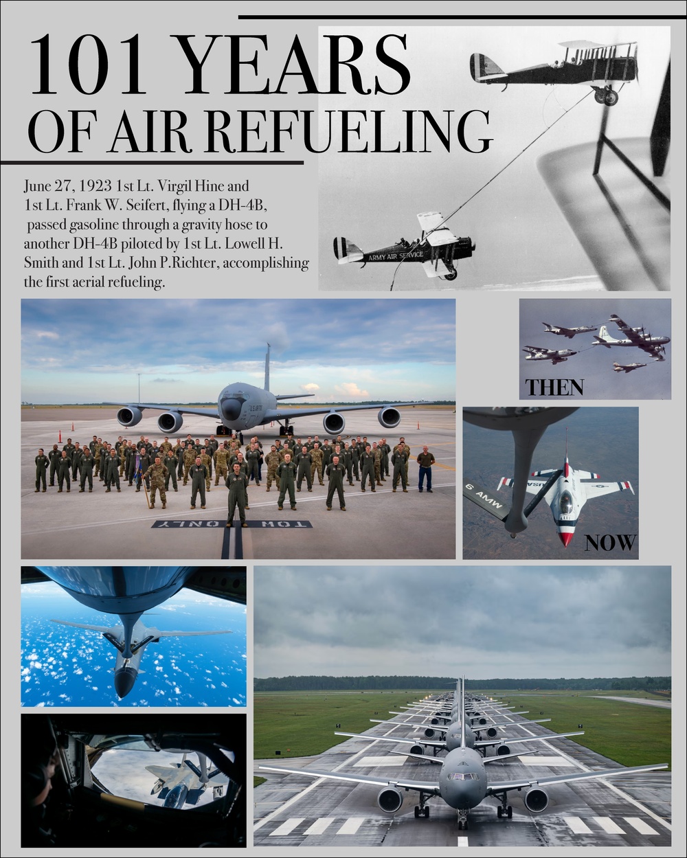 Celebrating 101 years of U.S. Air Force air refueling capabilities