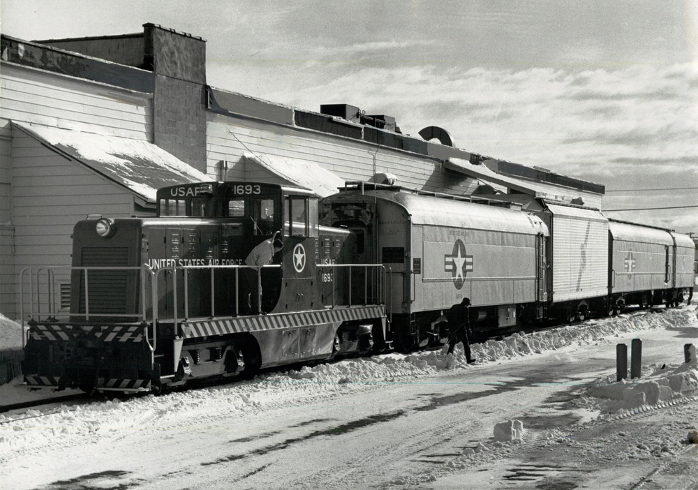 KC-135 Simulator Housed in Train Railcar 1968