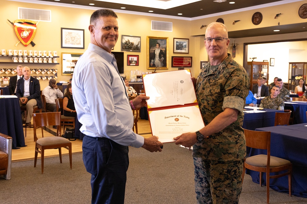 Civilian retires after 30 years as government service employee