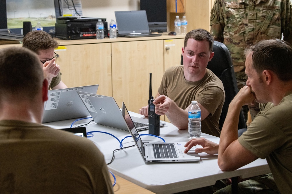 422nd CS and 422nd SFS team up for a Tiger Challenge