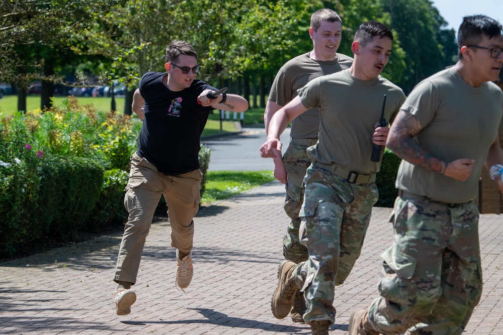 422nd CS and 422nd SFS team up for a Tiger Challenge