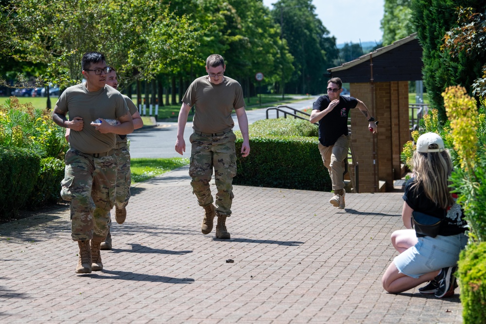 422nd CS and 422nd SFS team up for a Tiger Challenge