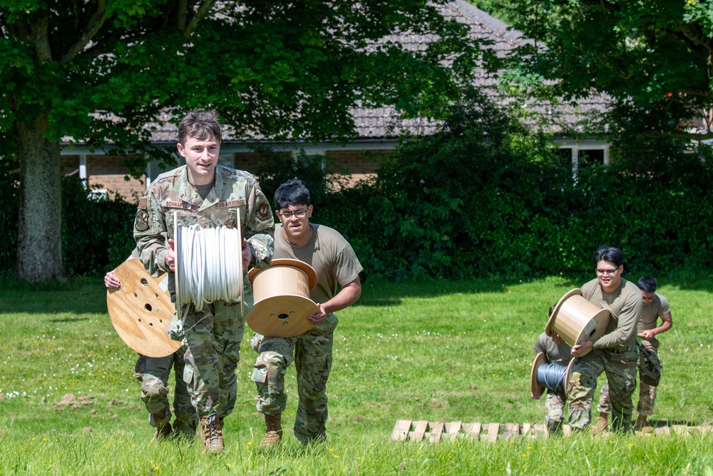 422nd CS and 422nd SFS team up for a Tiger Challenge