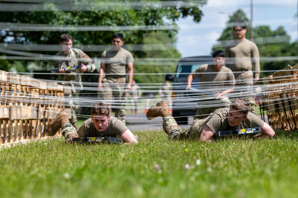 422nd CS and 422nd SFS team up for a Tiger Challenge