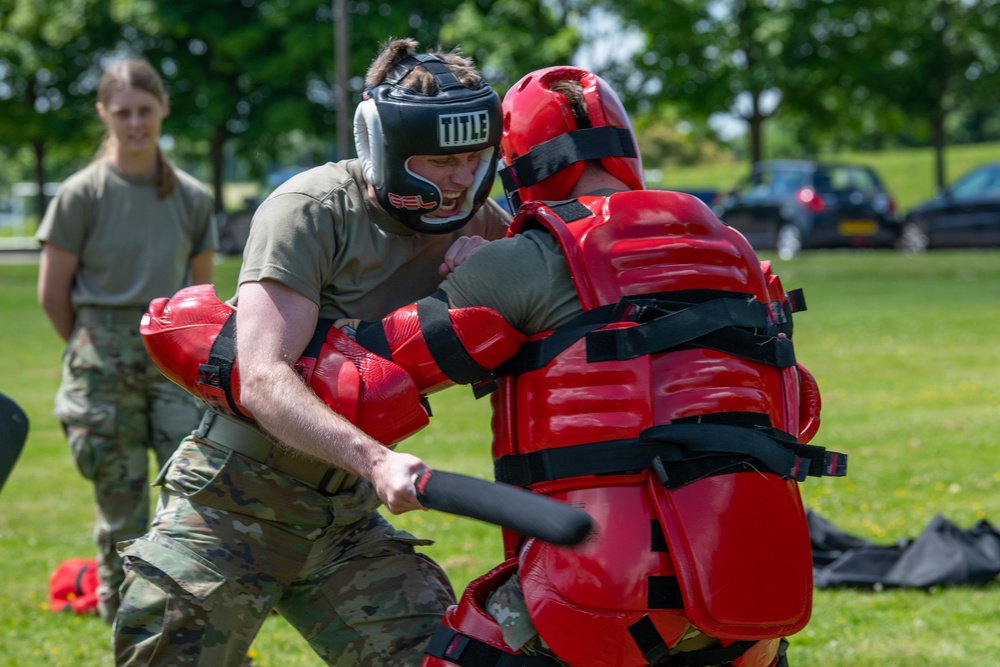 422nd CS and 422nd SFS team up for a Tiger Challenge