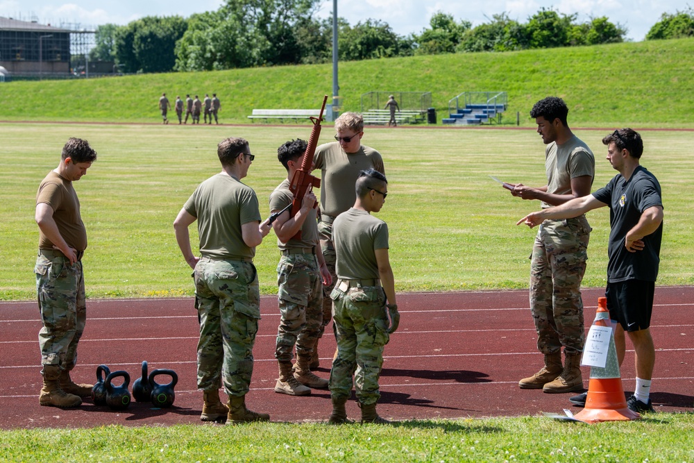 422nd CS and 422nd SFS team up for a Tiger Challenge