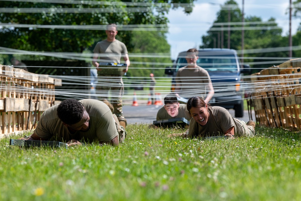 422nd CS and 422nd SFS team up for a Tiger Challenge