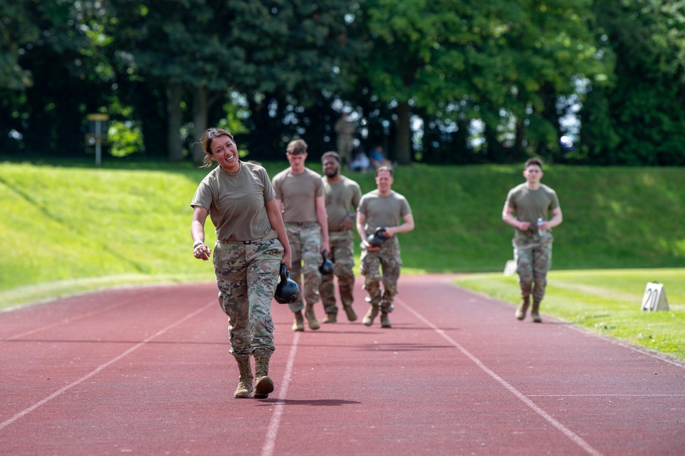 422nd CS and 422nd SFS team up for a Tiger Challenge