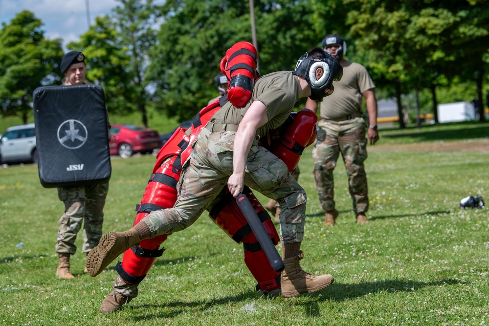 422nd CS and 422nd SFS team up for a Tiger Challenge