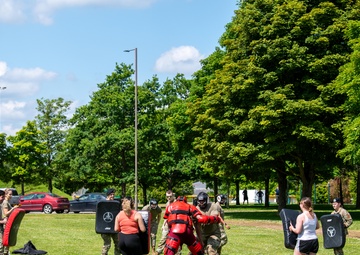 422nd CS and 422nd SFS team up for a Tiger Challenge