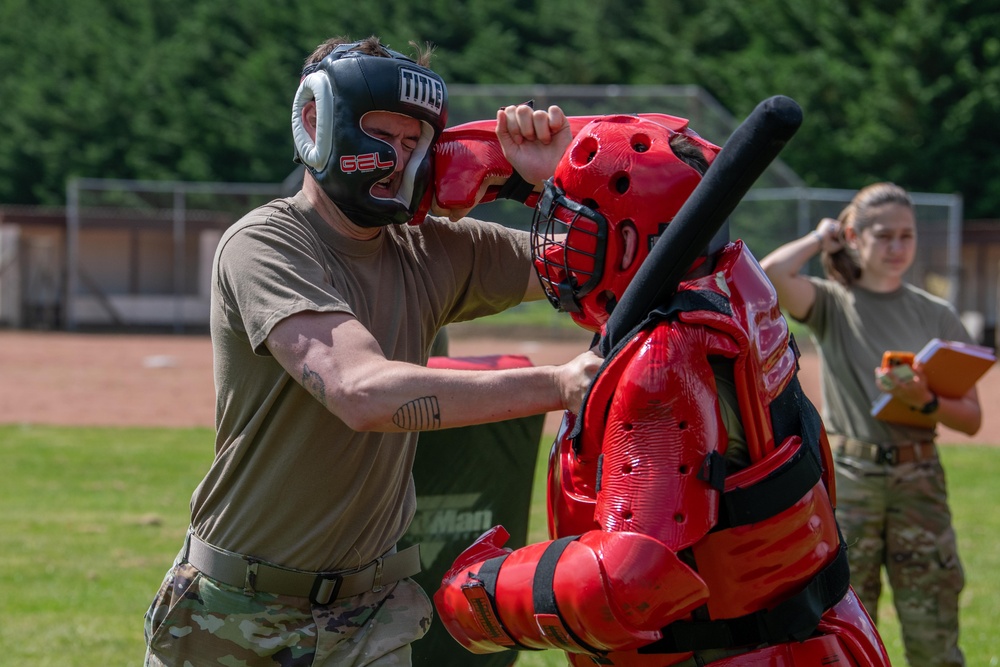 422nd CS and 422nd SFS team up for a Tiger Challenge