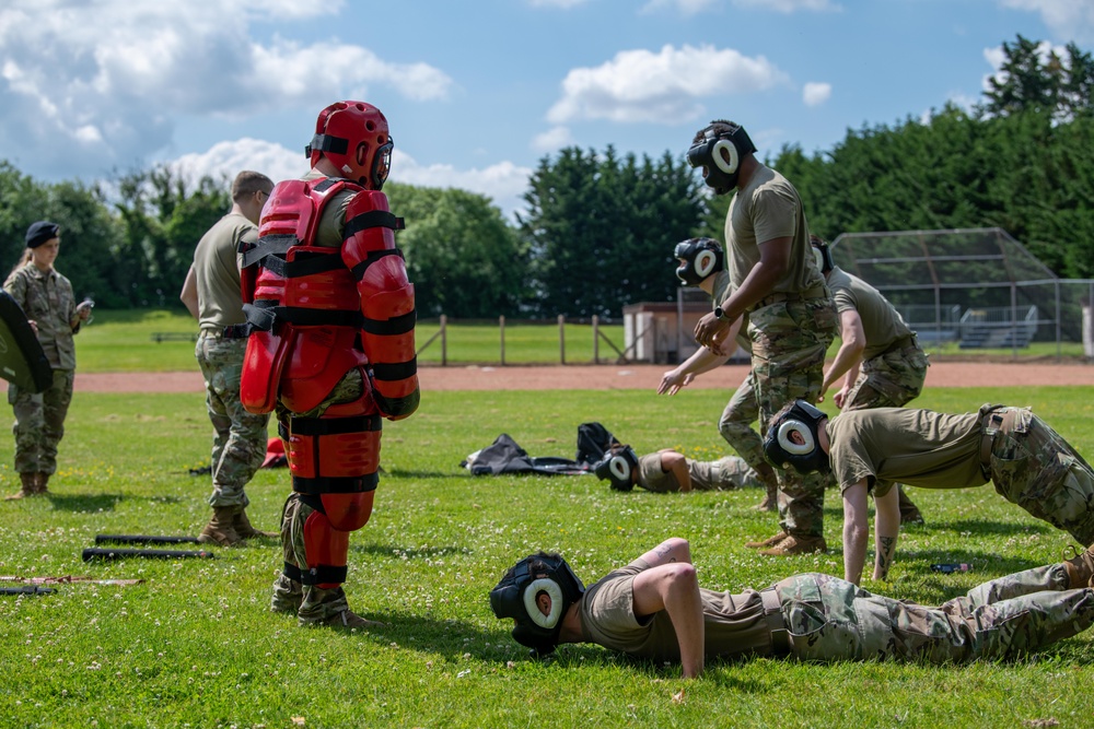 422nd CS and 422nd SFS team up for a Tiger Challenge