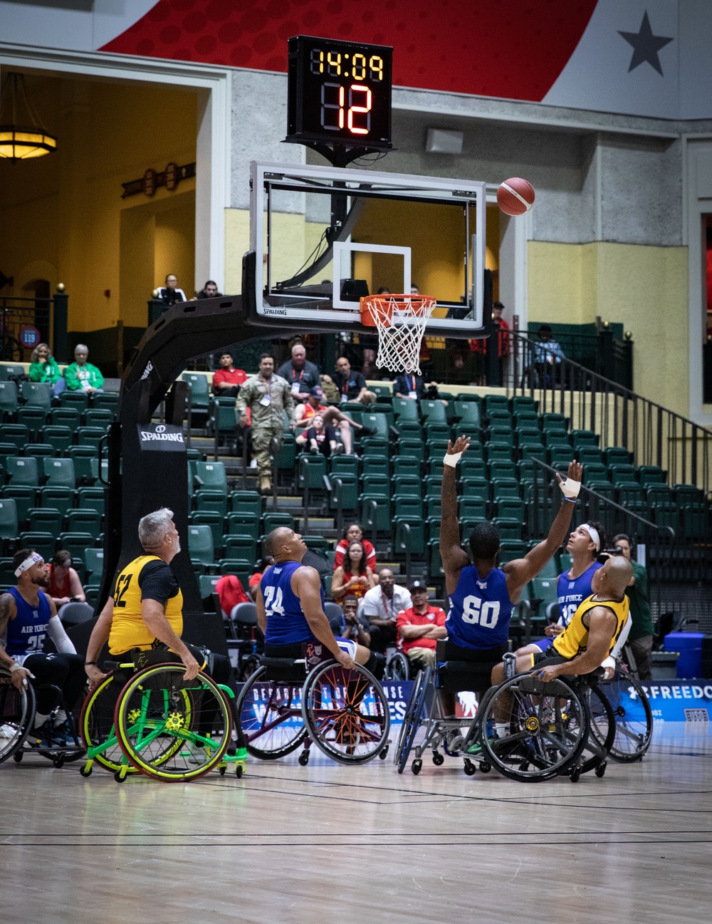 Air Force takes the Gold during wheelchair basketball Dod Warrior Games 2024