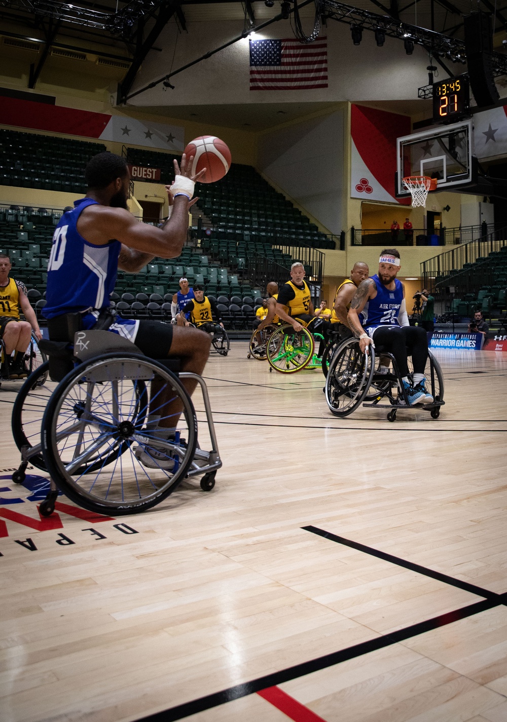 Air Force takes the Gold during wheelchair basketball Dod Warrior Games 2024