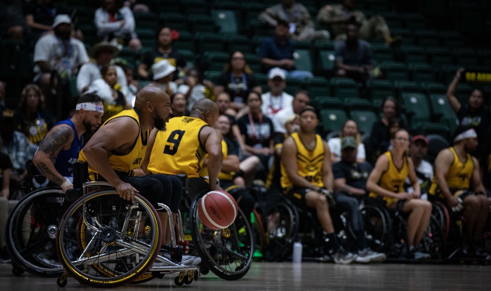 Air Force takes the Gold during wheelchair basketball Dod Warrior Games 2024