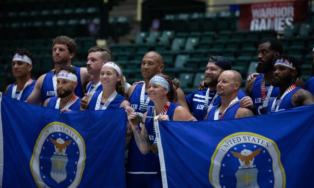Air Force takes the Gold during wheelchair basketball Dod Warrior Games 2024