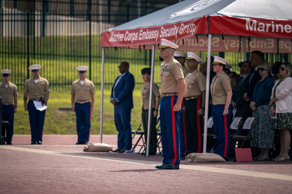 MCESG hosts a change of command ceremony