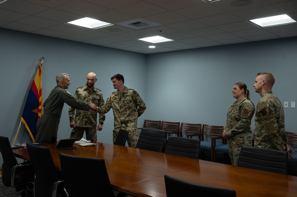 MORRIS ANGB HOSTS MILITARY RESERVE EXCHANGE PROGRAM GERMAN SERVICEMEMBERS