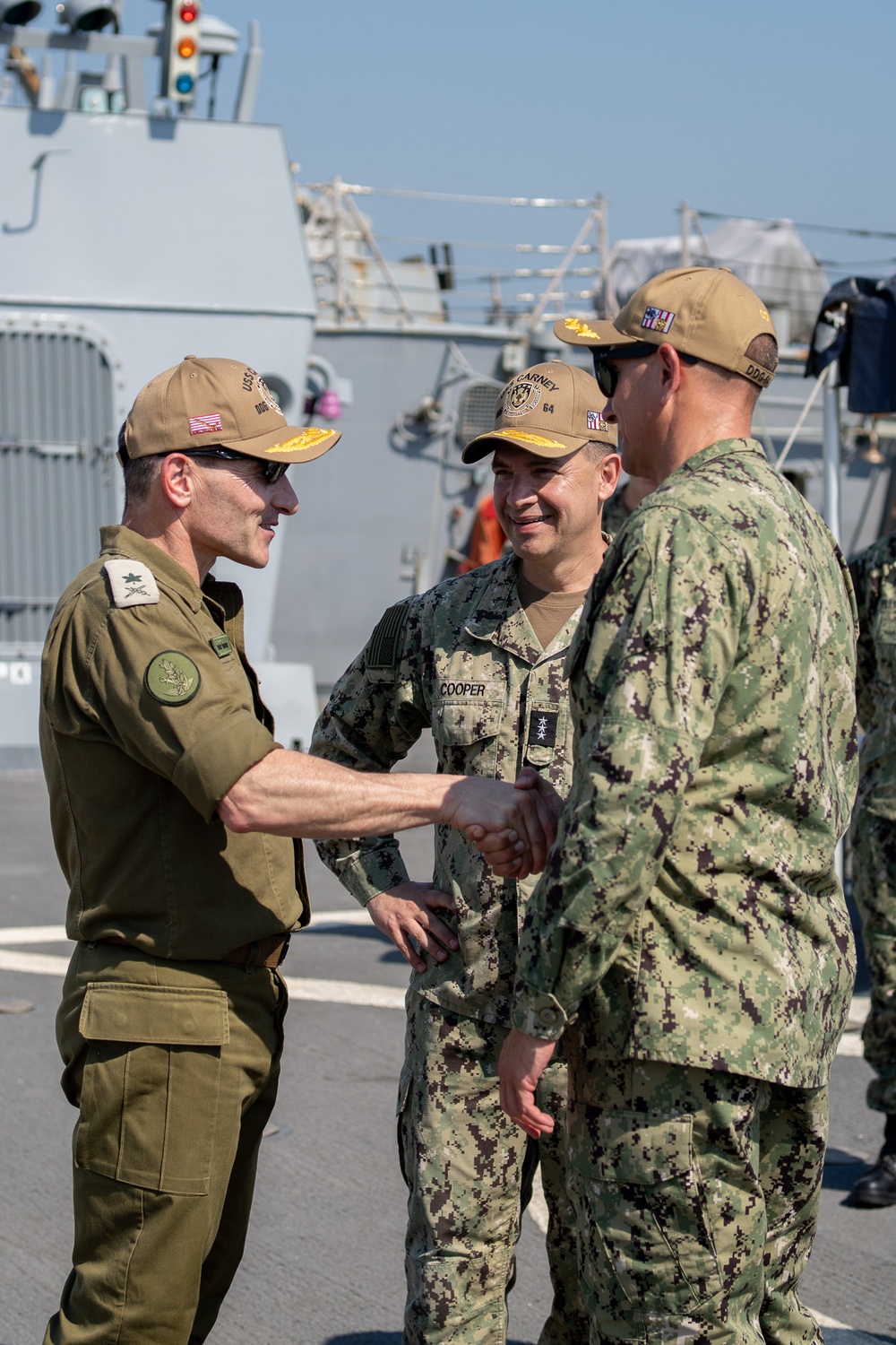 Israeli Defense Force Deputy Chief Visits USS Carney