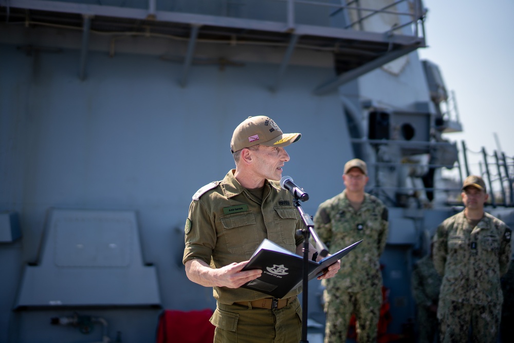 Israeli Defense Force Deputy Chief Visits USS Carney