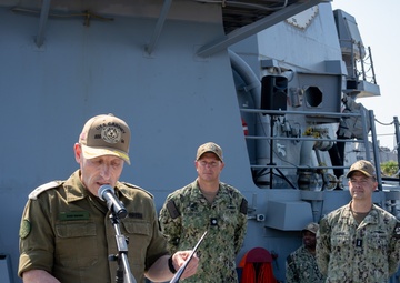 Israeli Defense Force Deputy Chief Visits USS Carney