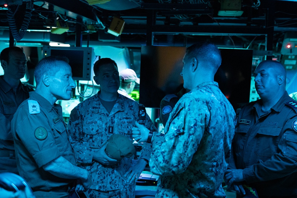 Israeli Defense Force Deputy Chief Visits USS Carney