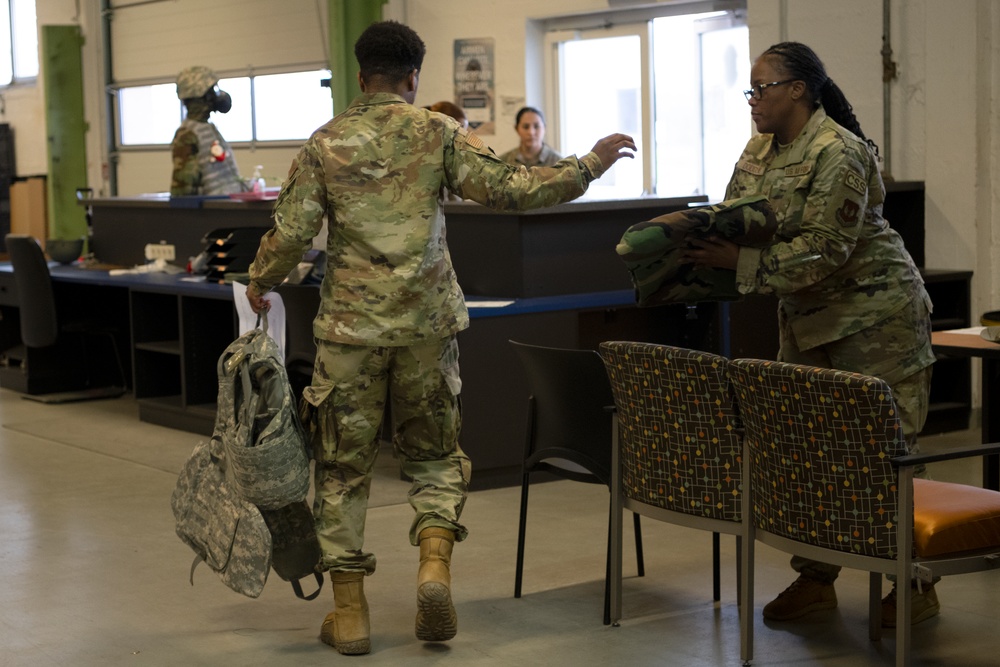 156th LRS supports 52nd LRS during readiness exercise