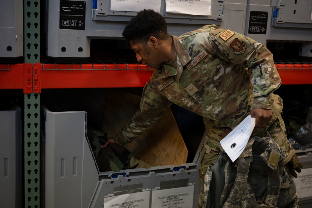 156th LRS supports 52nd LRS during readiness exercise