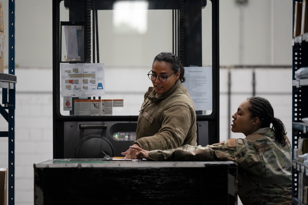 156th LRS support 52nd LRS during readiness exercise