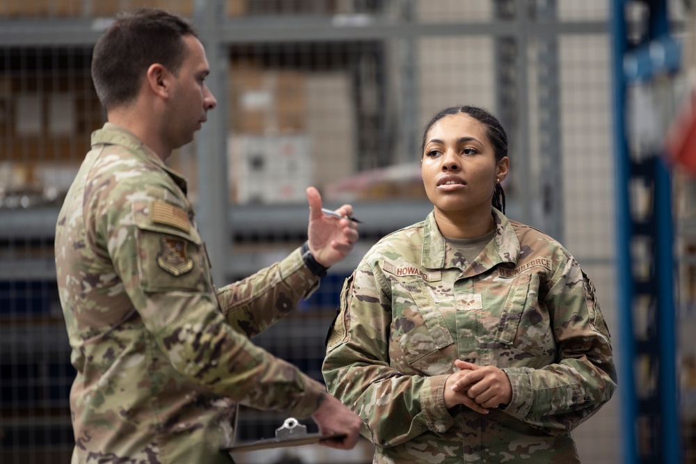 156th LRS support 52nd LRS during readiness exercise