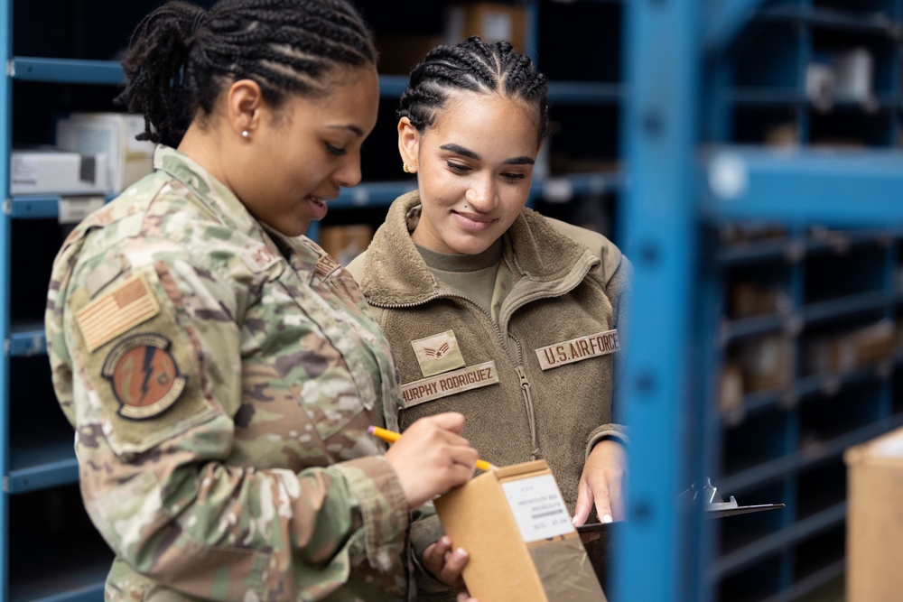 156th LRS support 52nd LRS during readiness exercise