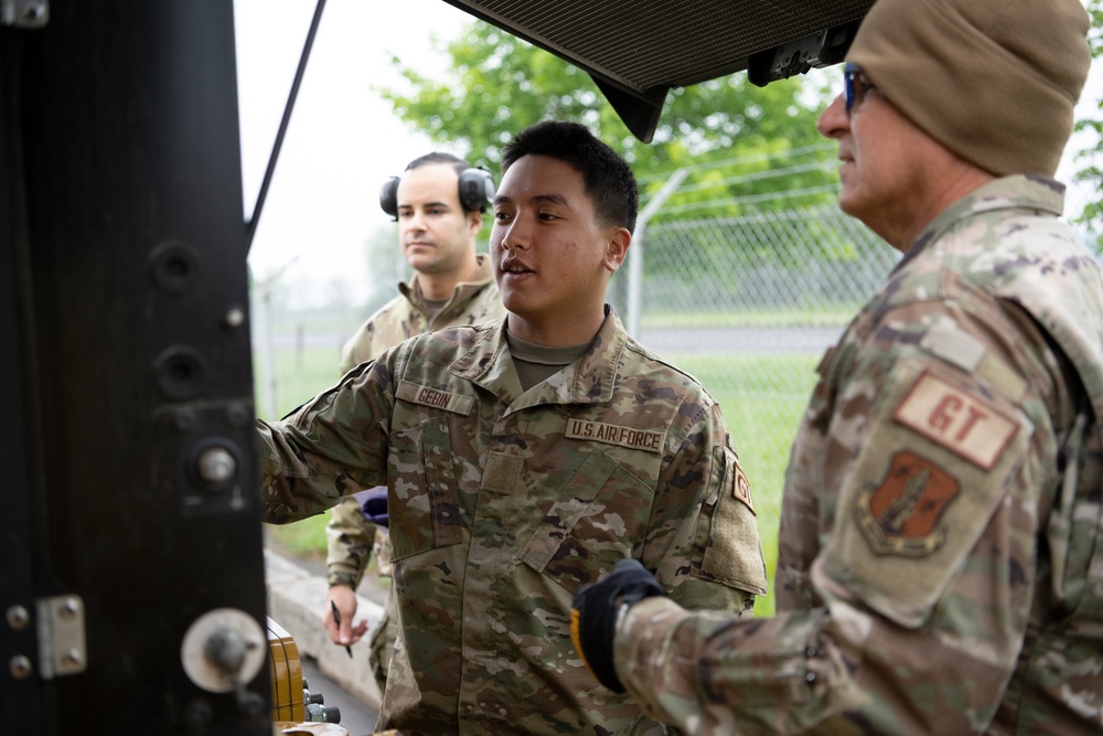 156th LRS support 52nd LRS during readiness exercise