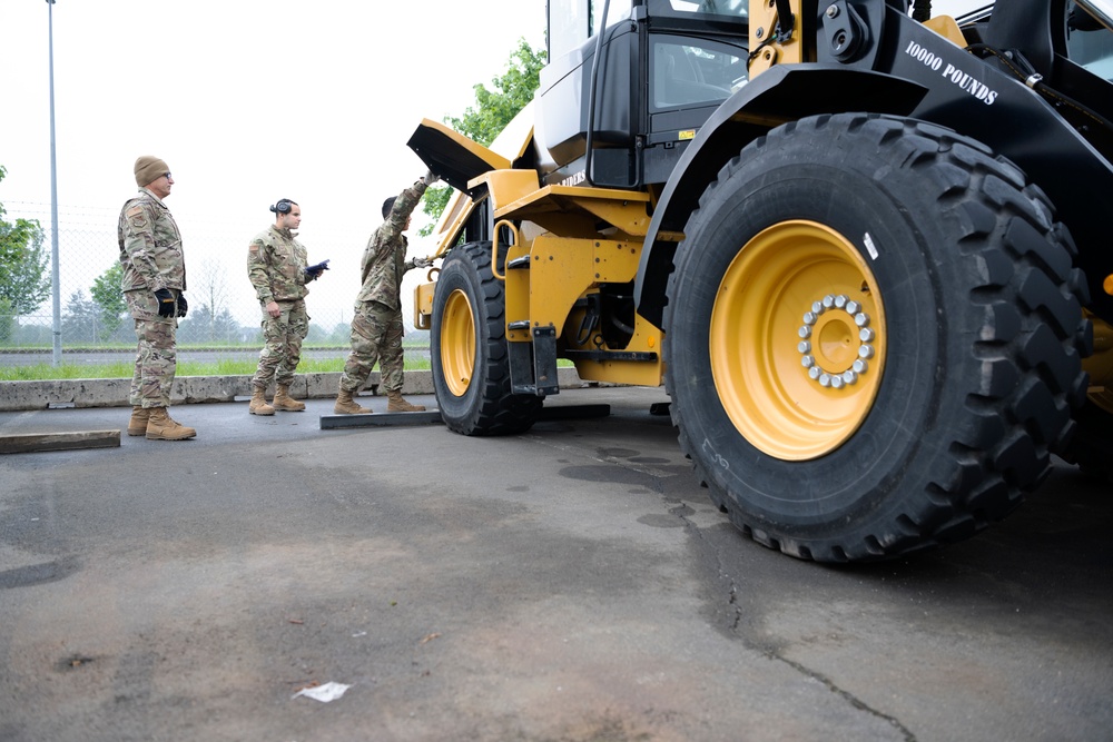 156th LRS support 52nd LRS during readiness exercise