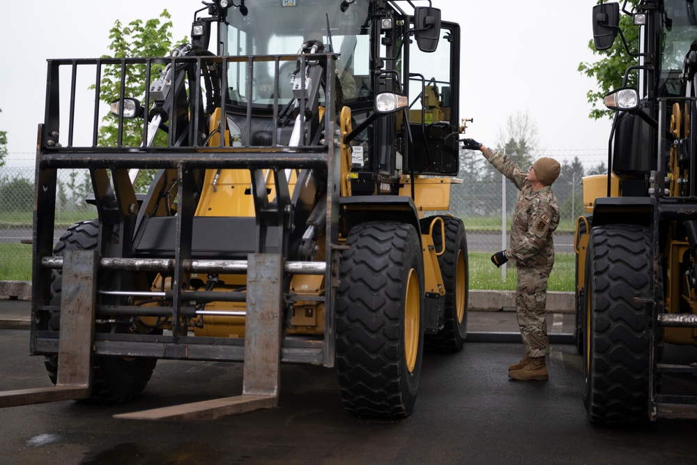 156th LRS support 52nd LRS during readiness exercise