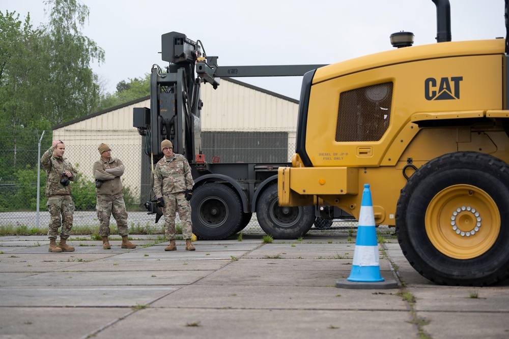 156th LRS support 52nd LRS during readiness exercise