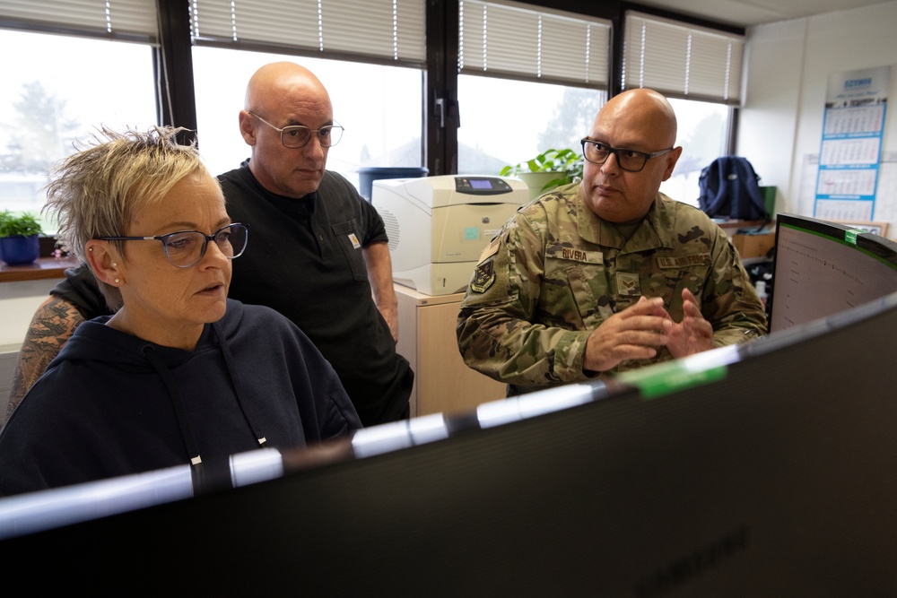 156th LRS support 52nd LRS during readiness exercise