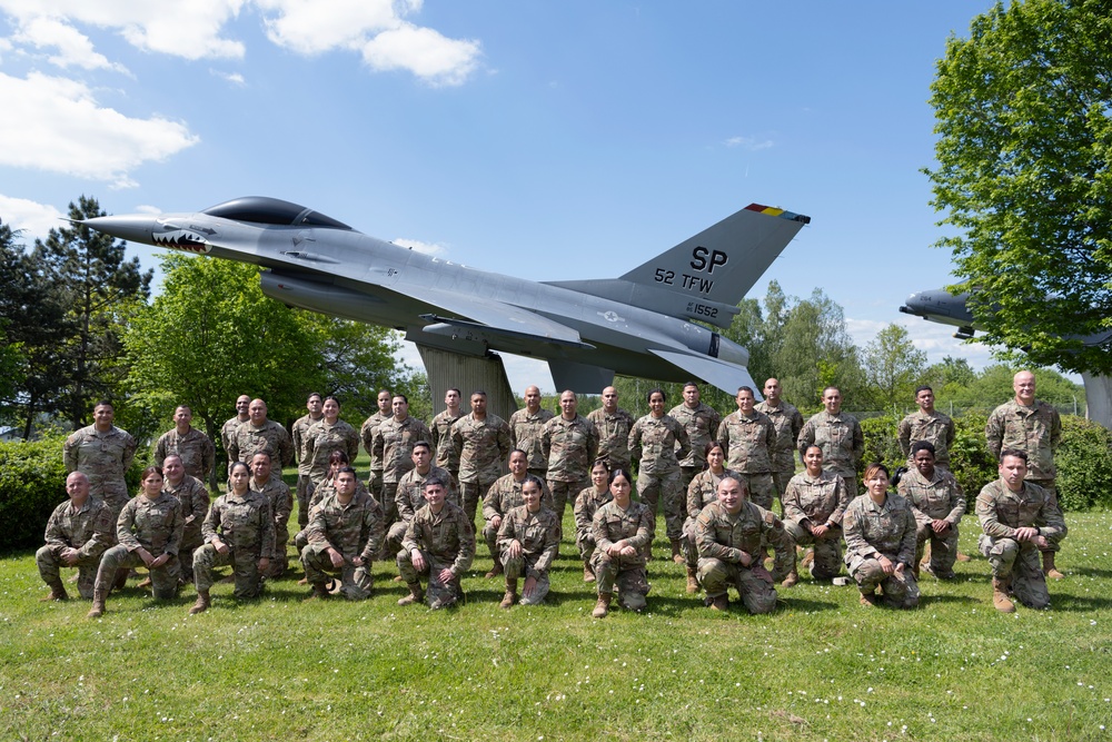 156th LRS and WSA group photo at Spangdahlem Air Base