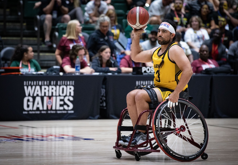 Air Force takes the Gold during wheelchair basketball Dod Warrior Games 2024
