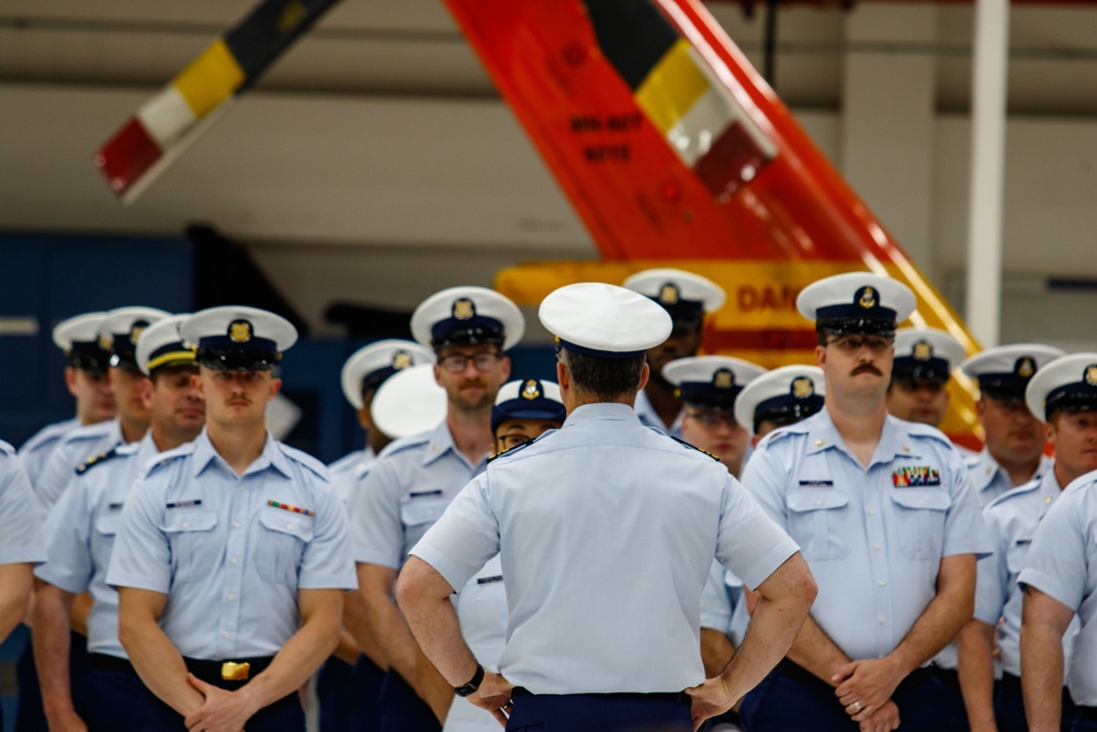 Coast Guard Air Station Sitka holds Change of Command ceremony