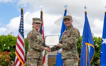 613th Air Operations Center Change of Command Ceremony