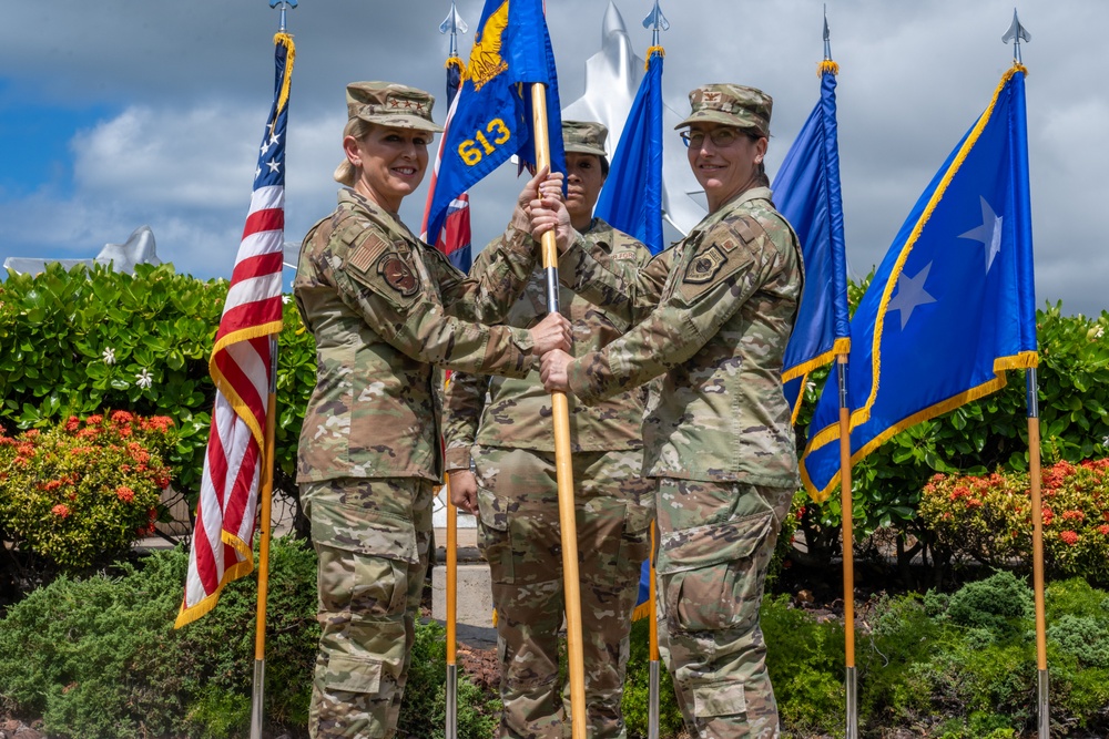 613th Air Operations Center Change of Command