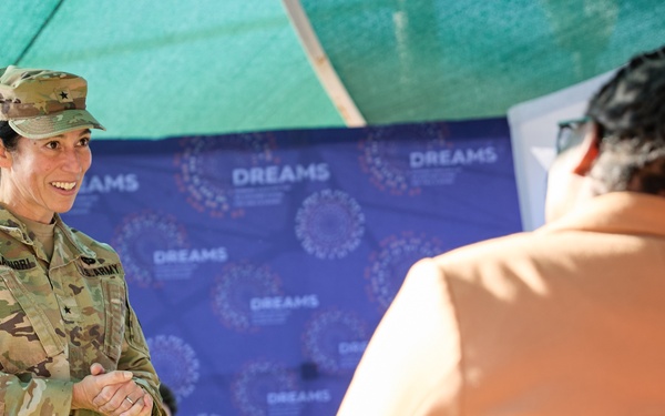 Gen. Langley attends a brief for PEPFAR and USAID from the APC Botswana